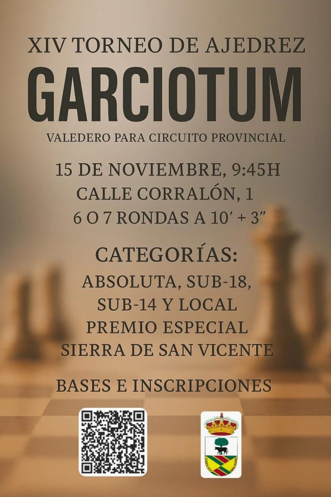 XIV TORNEO AJEDREZ GARCIOTUM