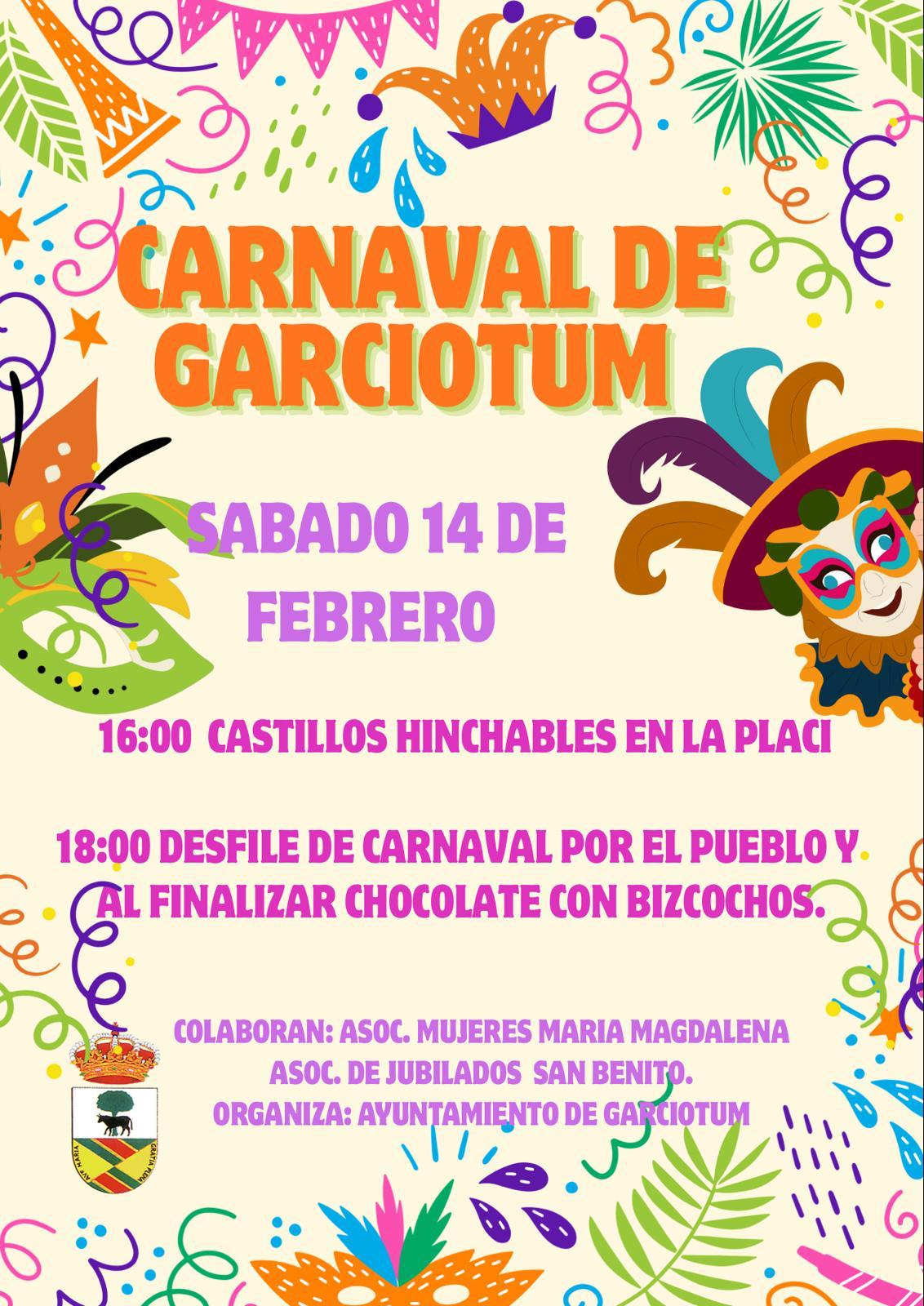 CARNAVAL GARCIOTUM 2026