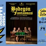 Cartel de la IX edición del Ciclo Nacional de Cine y Mujeres Rurales: proyección de «Bodegón con Fantasmas» el sábado 17 de octubre de 2026, a las 19:00 en el Centro Cultural de Garciotum. Al finalizar, refresco o vinito.